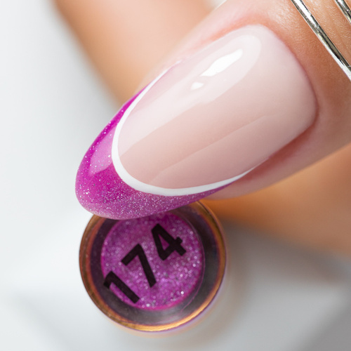 Lakier hybrydowy Molly Nails Neon Flashy Cat Eye HEMA Free 8g Nr 174