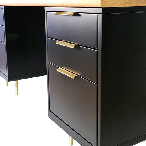 Table de manucure Black Caviar avec hotte Vento Pro+ par Aleksandra Sowa Falarz