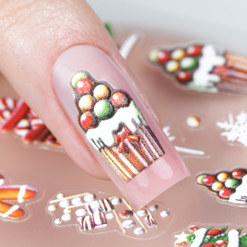 Molly Nails SW0-42 self-adhesive Christmas nail stickers