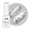 Top z efektem ciętej folii black top no wipe AlleLac x Rosie Beauty 6g