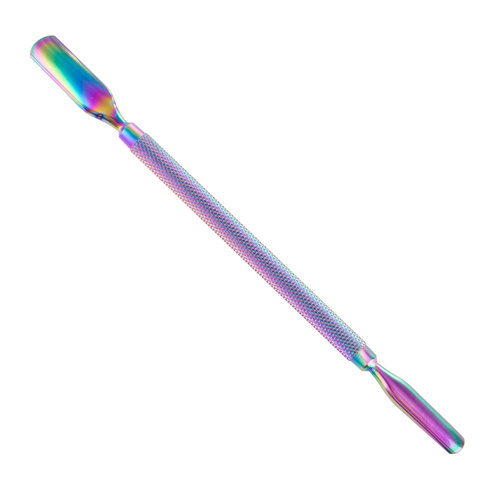 Ciseau double face pour cuticules et ongles rainbow YC004