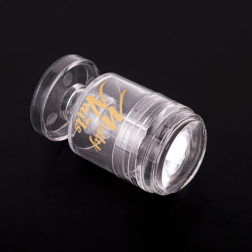 Stempel stempelek silikonowy do blaszek Molly Nails z regulowaną wielkością wzoru i ściągaczką
