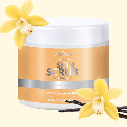 Gommage pour le corps et les pieds Farmona Skin Scrub Pure Vanilla 500 g