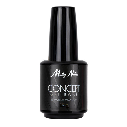 20+1gratis Baza wcierka zwiększająca przyczepność Concept Gel Base by Monika Mielniczuk MollyNails Clear HEMA/Di-HEMA Free 15g