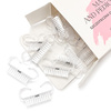 Small transparent manicure and dust brush AlleLac , 50 pcs