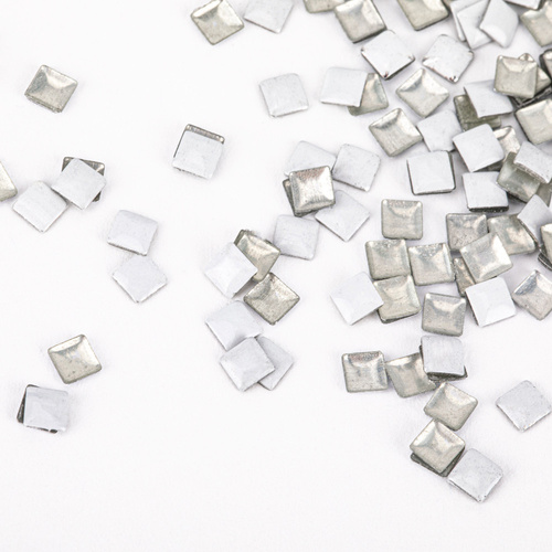 ShinePins: borchie lisce, decorazioni luccicanti per unghie, quadrate, grandi, NTN Premium n. 1, 5 g