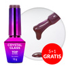 5+1 free Colorful top coat without washing Crystal Glass Molly Nails Purple Plum HEMA/Di-HEMA Free 10g