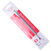 Double-sided hoof stick for pushing back cuticles and tool for removing gel, Rainbow No. 6