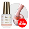 10+1 gratis – Kautschukbasis für flexible Nägel zur Verzierung S.O.S. Antidotum Pro Salon Molly Nails Rosy Mist 15 g