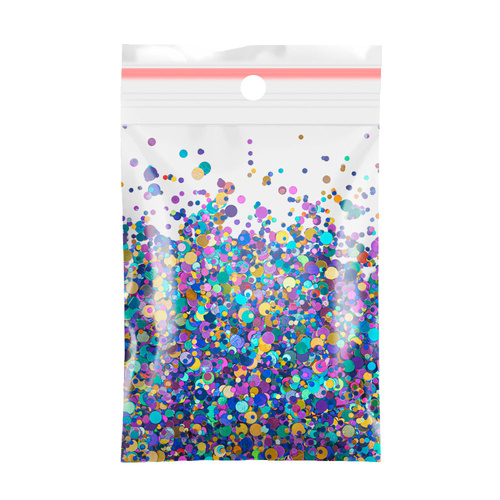 Kolorowa ozdoba do paznokci Pop-Up! Piegi Confetti Dropsy Kropki Kółeczka Princess Nails Nr 8 20g