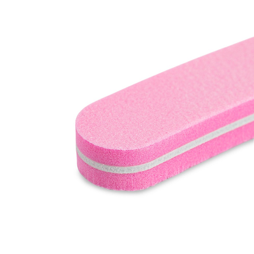 Banana nail file polisher, 100/180 grit, light pink