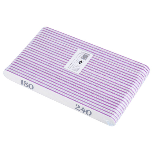 Nagelfeile, gerade, violett, Körnung 180/240 CU-06 Standard