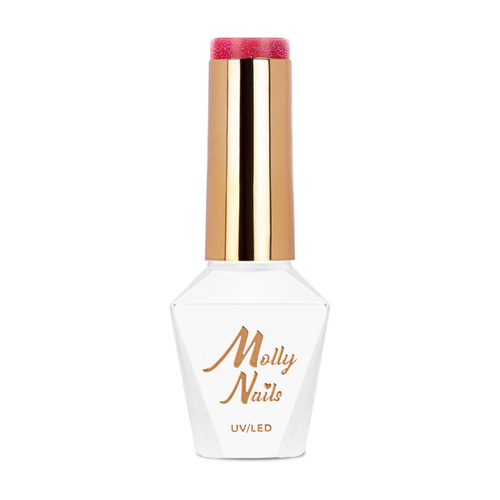 Lakier hybrydowy Molly Nails Duo Flashing Lights Love Game HEMA/Di-HEMA Free 8g Nr 606