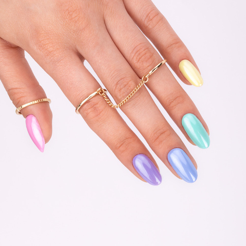 Lakier hybrydowy Molly Nails Yoghurt Citrine Cake HEMA/Di-HEMA Free 8g Nr 125
