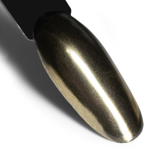 Spiegelglanz-Puder für die Nagelverzierung Glass Effect AlleLac Golden Nr. 1