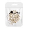 Decorazioni per unghie Molly Nails: strass dorati assortiti, 150 pezzi