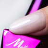 5+1gratis Top LED/UV no wipe brokatowy Molly Nails Sparkle Top Zodiac 10g