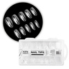 Tips per l'estensione rapida delle unghie Nail Tips NTN Premium a mandorla corte, 100 pezzi