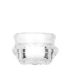 Pot transparent blanc avec thermos Diamond 30 ml, ensemble complet