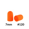 Kapturki do pedicure 7 mm gradacja 120 10 szt ABS Podo AlleMed Pomarańczowy Orange