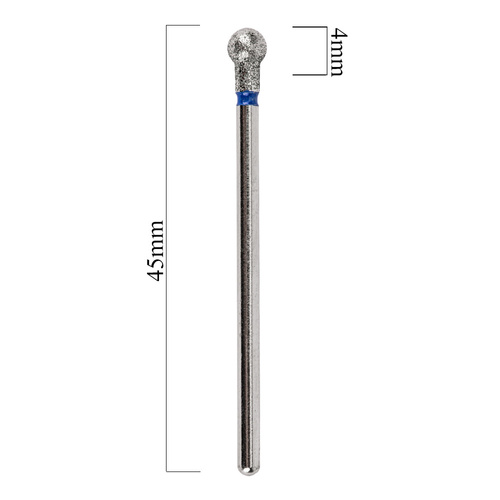 4 mm blue medium diamond ball cutter