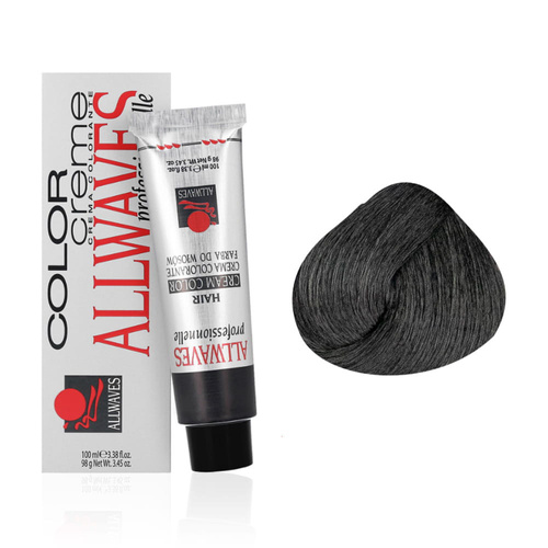 Allwaves Cream Color hair dye, unique, pure licorice, 1.10, 100 ml