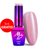 5 + 1 gratuit Vernis hybride MollyLac Bling it on! Diamond Skin 10 g n° 503