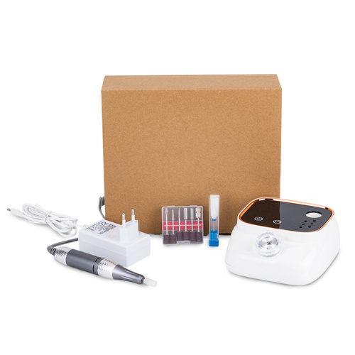 50W No Name Nail Drill for Manicures and Pedicures, White, BQ113, 45,000 RPM