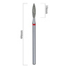 Frez diamentowy płomyk czerwony Staleks Expert 2,3/10mm