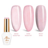 Lakier hybrydowy Molly Nails Wedding Yes, I Do Transparent glitter pink HEMA/Di-HEMA Free 8g Nr 23