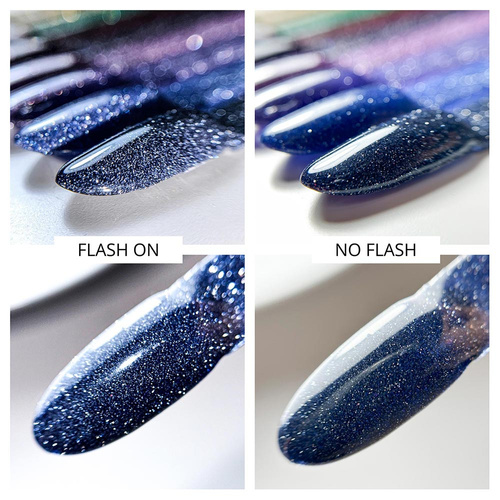 Esmalte híbrido Molly Nails Flashing Lights 3 Intensity sin HEMA/Di-HEMA, 8 g, n.º 618