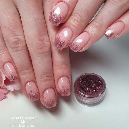 Pyłek do paznokci Rose Gold Mirror Allepaznokcie 0,6 g
