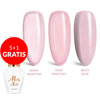 5+1gratis Lakier hybrydowy Molly Nails Wedding Yes, I Do Transparent glitter pink HEMA/Di-HEMA Free 8g Nr 23