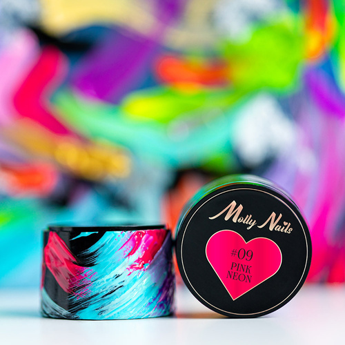 ProArt Paste Molly Nails Pink Neon HEMA/Di-HEMA-Free Decorative Paste, 5 g, No. 9