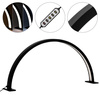 Lampada cosmetica a LED ad arco da 35 W da scrivania, senza ombre, nera, misura L HQ-75X