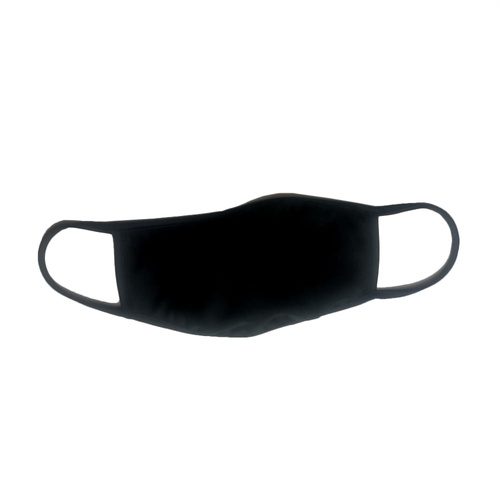 10 pcs Protective mask with antibacterial nanosilver, reusable filter, with elastic band, black 1 pc