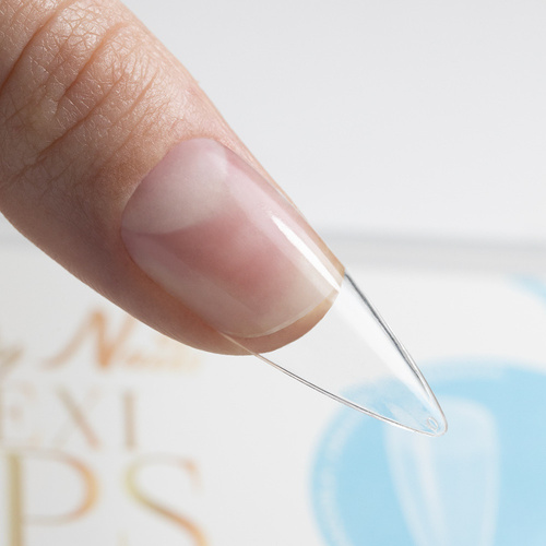 Flexi Tips von Molly Nails für die schnelle Nagelverlängerung, mandelförmig, 240 Stück