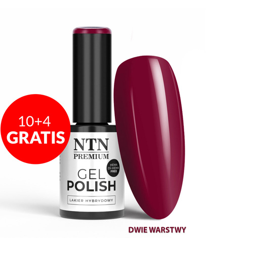 10 + 4 gratis. Esmalte híbrido LED/UV Gel Polish Reds n.º 570, edición limitada NTN Premium, sin HEMA ni Di-HEMA, 5 g