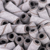 Kapturki do manicure i pedicure mandrele nakładki ścierne cylinder mini białe 3mm gradacja 180 50 szt.