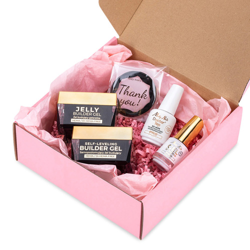 Molly Nails PRO MATCH SYSTEM 3+1 Nutty Nut: 3 builder gels + Doctor Top 15g