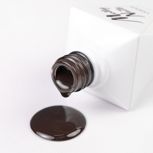 5+1gratis Lakier hybrydowy LED/UV Gel Polish The Trend Edit Nr 300 Dark Chocolate MollyNails HEMA/Di-HEMA Free 8g