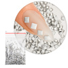 ShinePins – glatte Nieten, Glitzer, Nagelverzierungen, quadratisch, groß, NTN Premium Nr. 1, 5 g