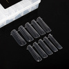 Górne formy dual tunelowe o długości XL do budowy paznokci Molly Nails kwadrat YQ-4 120 szt