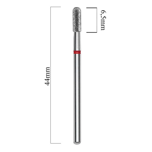 Staleks Pro Expert Diamantfräser, abgerundeter Zylinder, blau, 2,3/8 mm