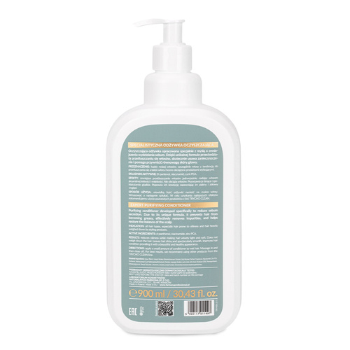 Specjalistyczna odżywka oczyszczająca do włosów Farmona Trycho Clean Hair 900 ml
