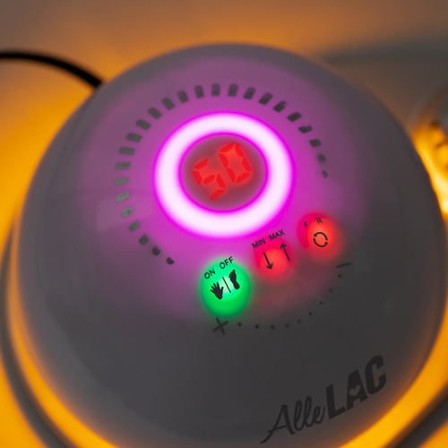 AlleLac 68W nail drill for manicure and pedicure, white, M21, 50,000 rpm