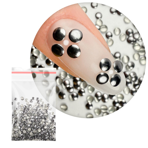 ShinePins: borchie lisce, decorazioni luccicanti per unghie, grandi, NTN Premium n. 14, 5 g