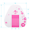 Plantillas para uñas Basic Flowers MollyLac, 500 unidades