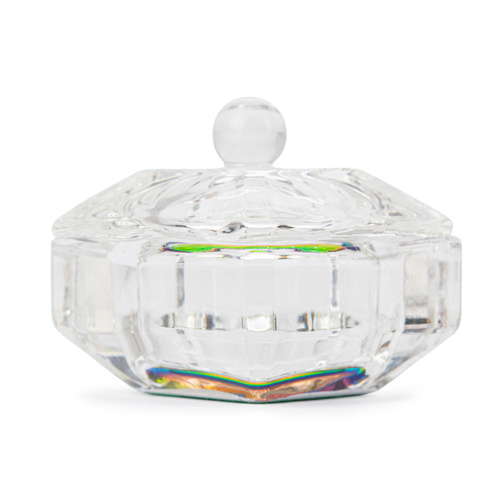 Glass jar with lid for liquid, henna cleaner No. 3