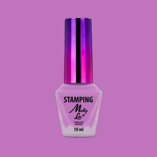MollyLac pink stamping polish 10ml No. 6